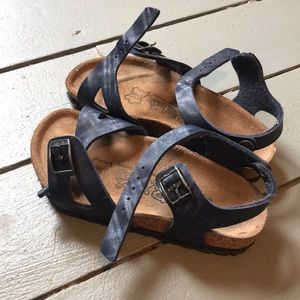 Children’s Birki’s Sandals Navy Blue Size 11